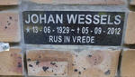 WESSELS Johan 1929-2012