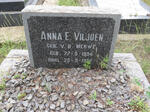 VILJOEN Anna E. nee V.D. MERWE 1894-1952
