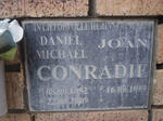 CONRADIE Daniel Michael 1952-2009 & Joan 1955-