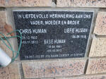 HUMAN Chris 1932-2012 & Liefie 1938- :: HUMAN Basie 1961-2012