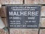 MALHERBE C.P. 1950-2018 & Marie 1951-
