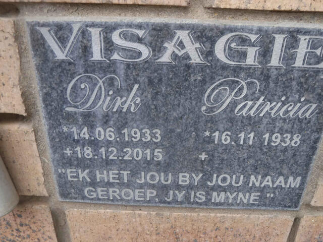 VISAGIE Dirk 1933-2015 & Patricia 1938-