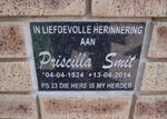SMIT Priscilla 1924-2014