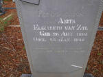 ZYL Anita Elizabeth, van 1895-1949
