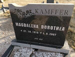 KAMFFER Magdalena Dorothea 1916-2007