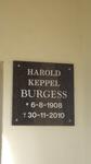 BURGESS Harold Keppel 1908-2010