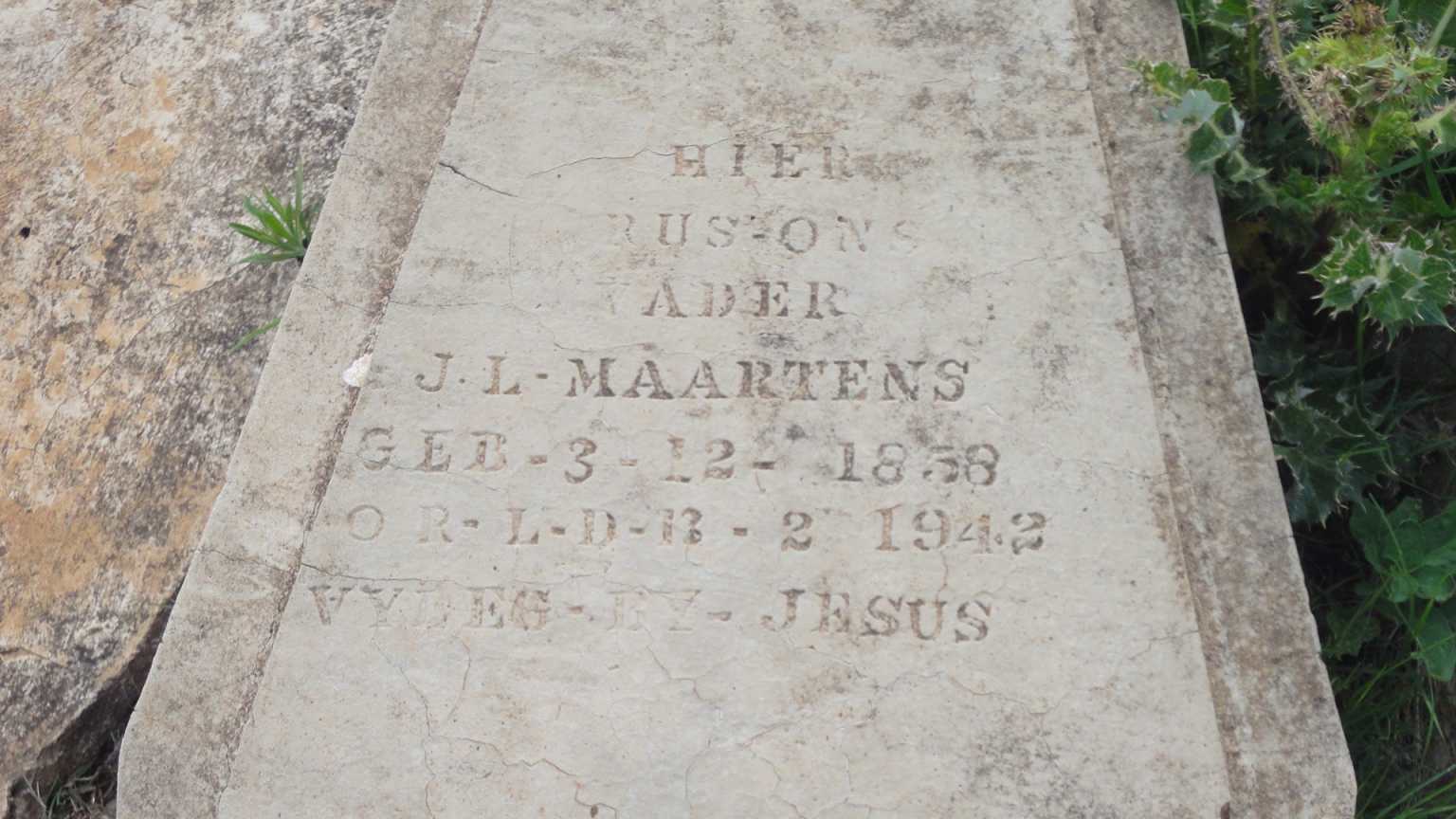 MAARTENS J.L. 1858-1942