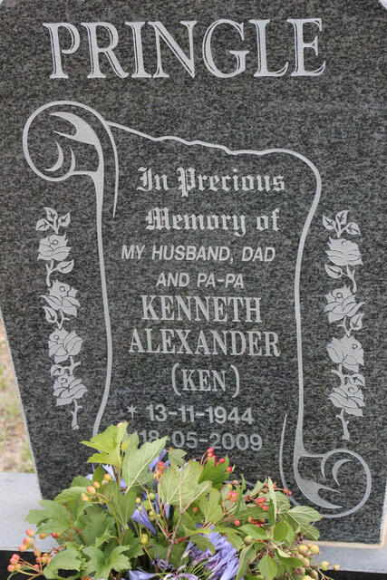 PRINGLE Kenneth Alexander 1944-2009