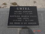 URTEL Henry Edward 1907-1995 & Matilda Maria nee URTEL 1910-1995