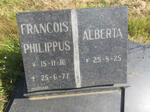 MYBURG Francois Philippus 1916-1977 & Alberta 1925-