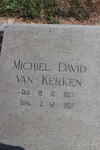 KERKEN Michiel David, van 1937-1937