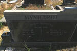 MYNHARDT David H. 1880-1964 & Maria S.C. OOSTHUIZEN 1882-1969