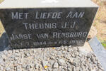 RENSBURG Theunis J.J., Janse van 1944-1952