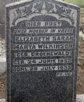 WILKINSON Elizabeth Sarah Marta nee GROENEWALD 1853-1935