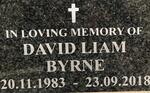 BYRNE David Liam 1983-2018