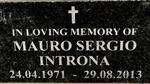 INTRONA Mauro Sergio 1971-2013