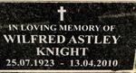 KNIGHT Wilfred Astley 1923-2010