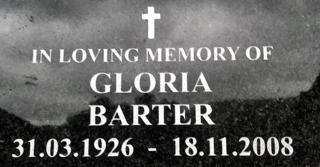 BARTER Gloria 1926-2008