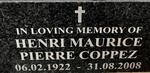 COPPEZ Henri Maurice Pierre 1922-2008