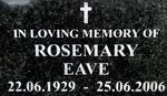 EAVE Rosemary 1929-2006