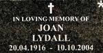 LYDALL Joan 1916-2004