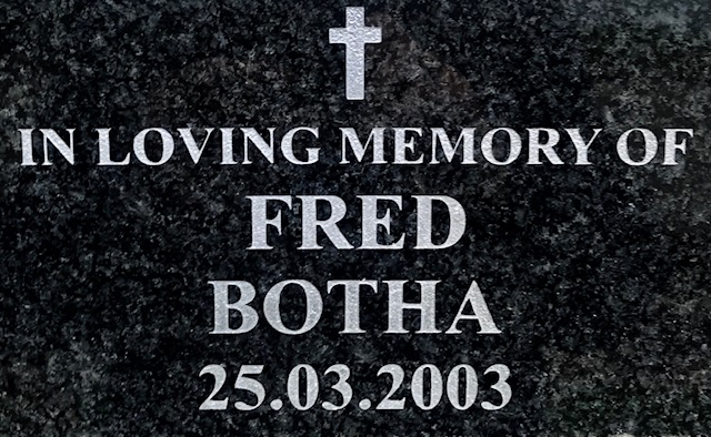 BOTHA Fred -2003