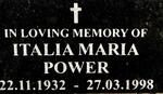 POWER Italia Maria 1932-1998