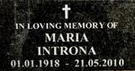 INTRONA Maria 1918-2010