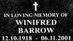 BARROW Winifred 1918-2001