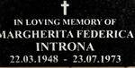 INTRONA Margherita Federica 1948-1973