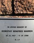 WARREN Dorothy Winifred 1927-2008