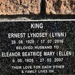 KING Ernest Lyndsey 1929-2016 & Eleanor Beatrice Mary 1926-2007