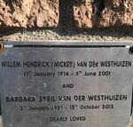 WESTHUIZEN Willem Hendrik, van der 1914-2001 & Barbara Sybil 1921-2013