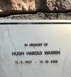 WARREN Hugh Harold 1929-2002