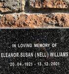 WILLIAMS Eleanor Susan nee NELL 1921-2001