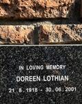 LOTHIAN Doreen 1918-2001