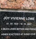 LOWE Joy Vivienne 1929-2007