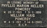 POMEROY William Haig 1917-2003 & Phyllis Marion Hellier 1921-1998