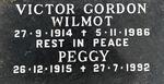 WILMOT Victor Gordon 1914-1986 & Peggy 1915-1992