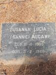 AUCAMP Susanna Lucia 1905-1968