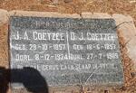 Coetzee J.A. 1857-1924 & D.J. 1857-1909