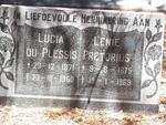 PLESSIS Lucia, du 1871-1960 :: PRETORIUS Lenie 1875-1969