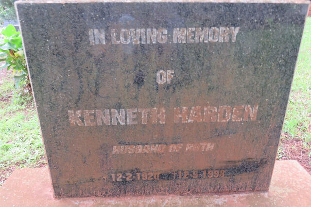 HARDEN Kenneth 1920-1998