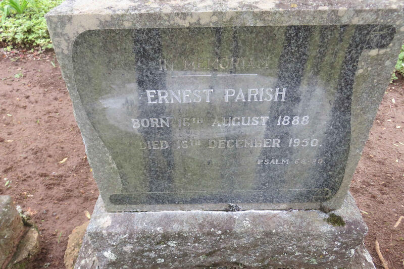 PARISH Ernest 1888-1950