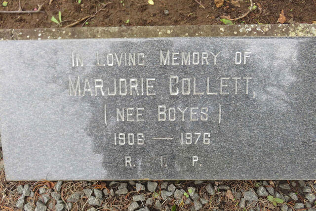 COLLETT Marjorie nee BOYES 1906-1976