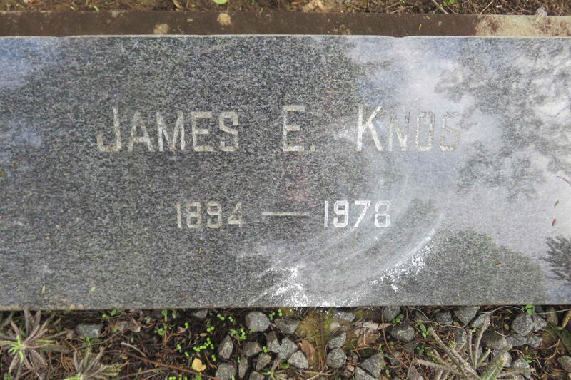KNOS James E. 1894-1978