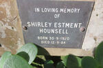 HOUNSELL Shirley Estment 1920-1984