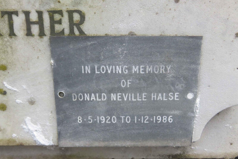 HALSE Donald Neville 1920-1986