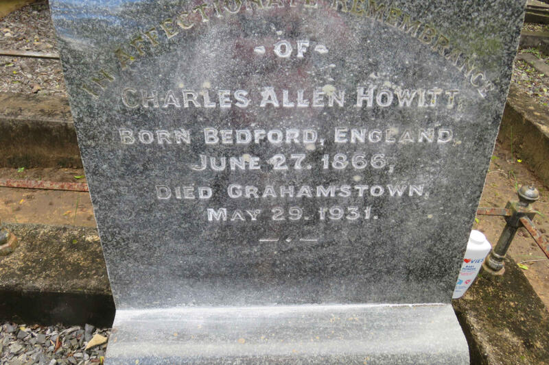 HOWITT Charles Allen 1866-1931