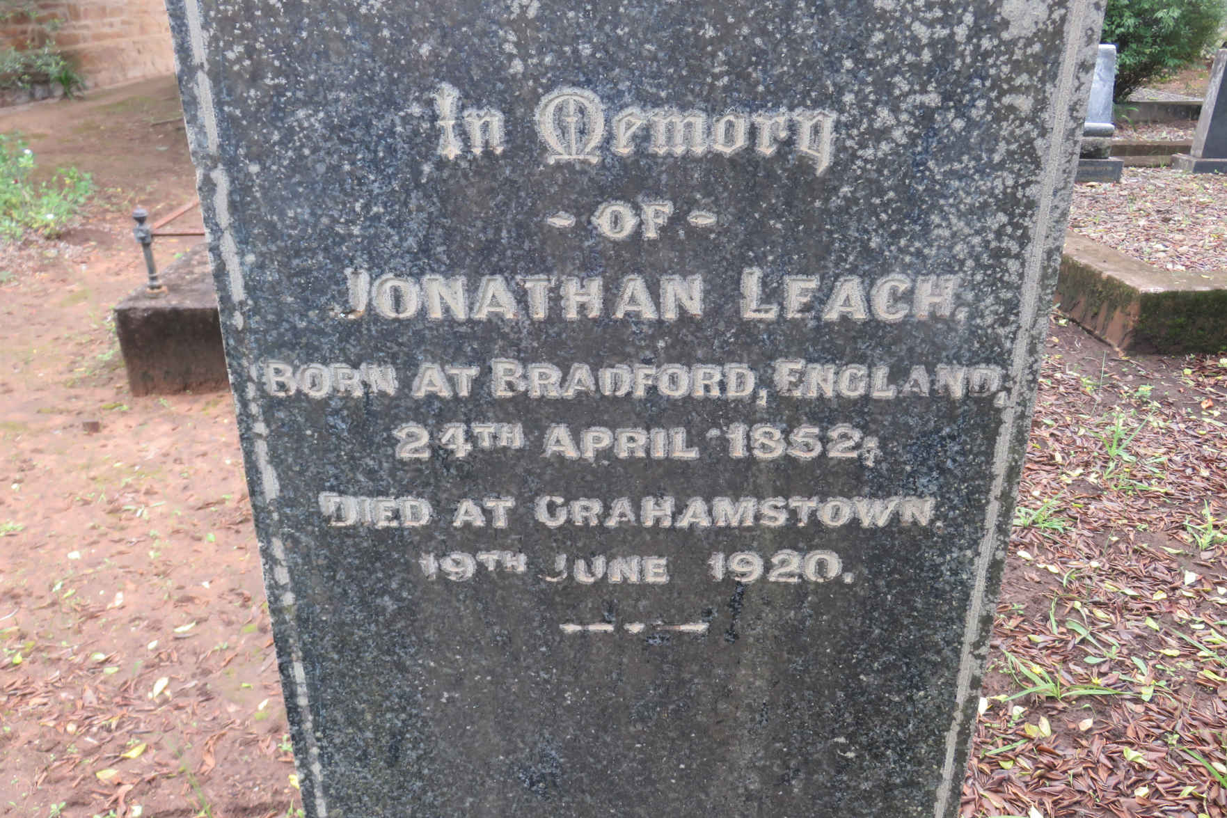 LEACH Jonathan 1852-1920